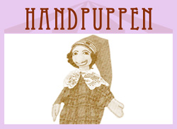 Handpuppen und Fingerpuppen für das Puppentheater